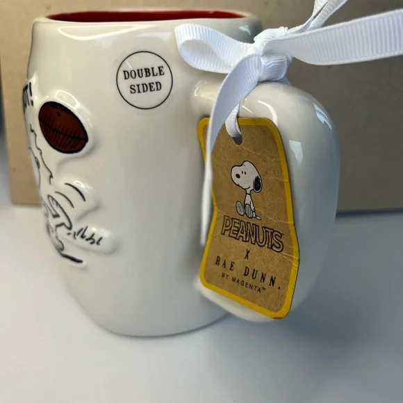 Rae Dunn Peanuts Mug with White Finish NWT - Picture 5 of 5